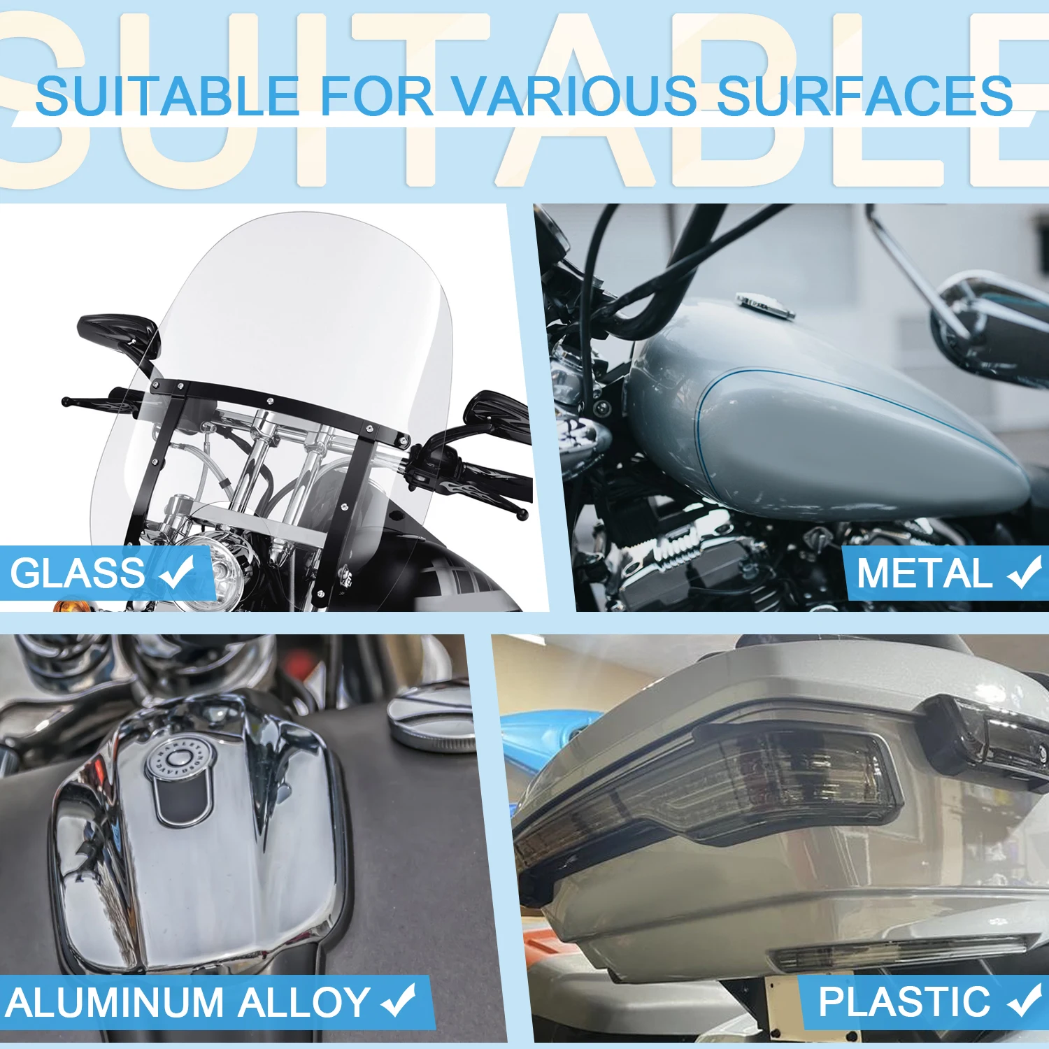 Universal Blue PE Self Adhesive Surface Protective Scratch Film Roll for Motorcycle Installations Painting Removals Transport