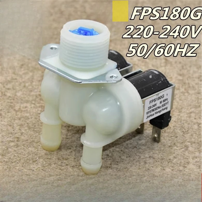 Válvula solenóide fps180g para haier lg panasonic sanyo, máquina de lavar tambor, bico duplo, válvula de entrada de água, 1 peça