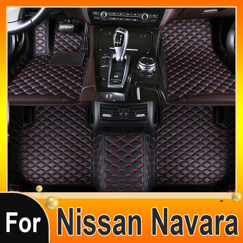 Car Floor Mats For Nissan Navara NP300 D23 2024 2023 2022 2021 2020 2019 2018 2017 2016 2015 Frontier Auto Accessories Carpets