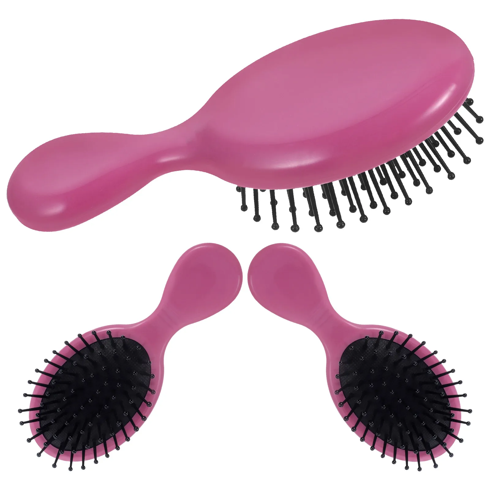 

3pcs Air Bag Comb Massage Hair Brush Portable Detangler Plastic Gentle Scalp for Long Short Hair