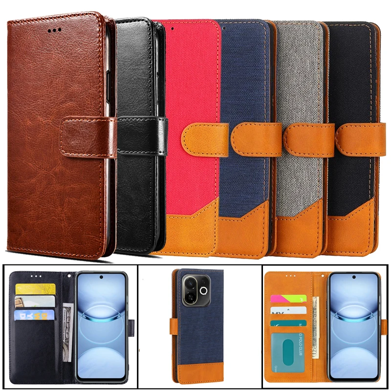 

Flip Phone Cover For Fundas Tecno Spark 30C 5G чехол Leather Capas Wallet Case For Estuches De Celular Tecno Pop 9 5G KL8H Coque