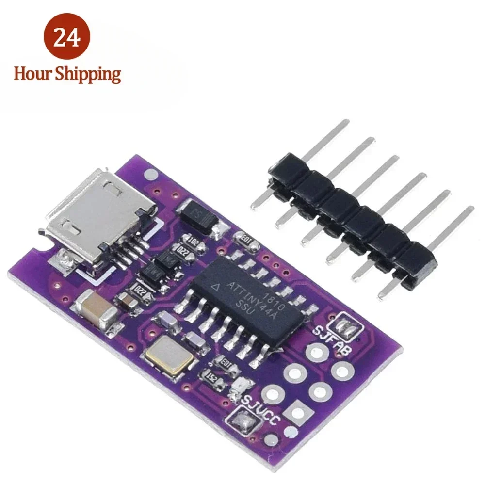 Micro USB Tiny AVR ISP ATtiny44 ATTiny45 ATTiny85 USBTinyISP Programmer Module For Arduino IDE Bootloader ISP Microcontroller 5V