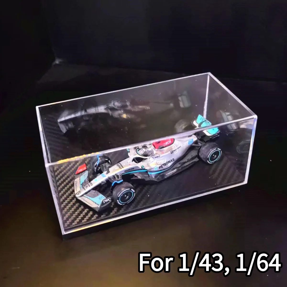 Akrylowa gablota ekspozycyjna na modele samochodów w skali 1:43 1:64 1:87 Tomica Bburago Spark Minichamps F1, modele samochodów Formuły 1, miniaturowe zabawki.