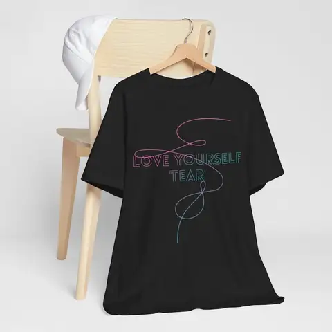 Bts love yourself t shirt-AliExpress