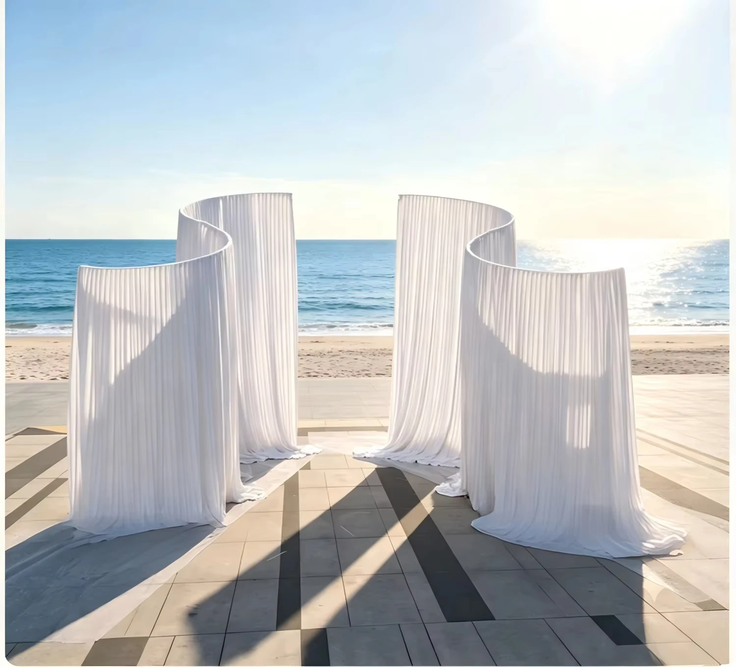 Neuer Bestseller: Outdoor-Hochzeitsbogen mit Drapierung, Luxuriöser Bühnenhintergrund im Waldthema, Party-Dekorationsstück, Verschiedene Stile Verfügbar – Detail 13