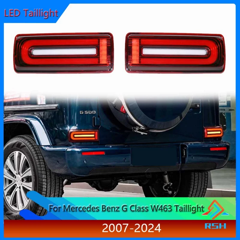 

Tail Light Assembly For Mercedes Benz G Class W463 G55 G350 G500 G63 Smoked With Brake Reverse Light Plug And Play Accessories
