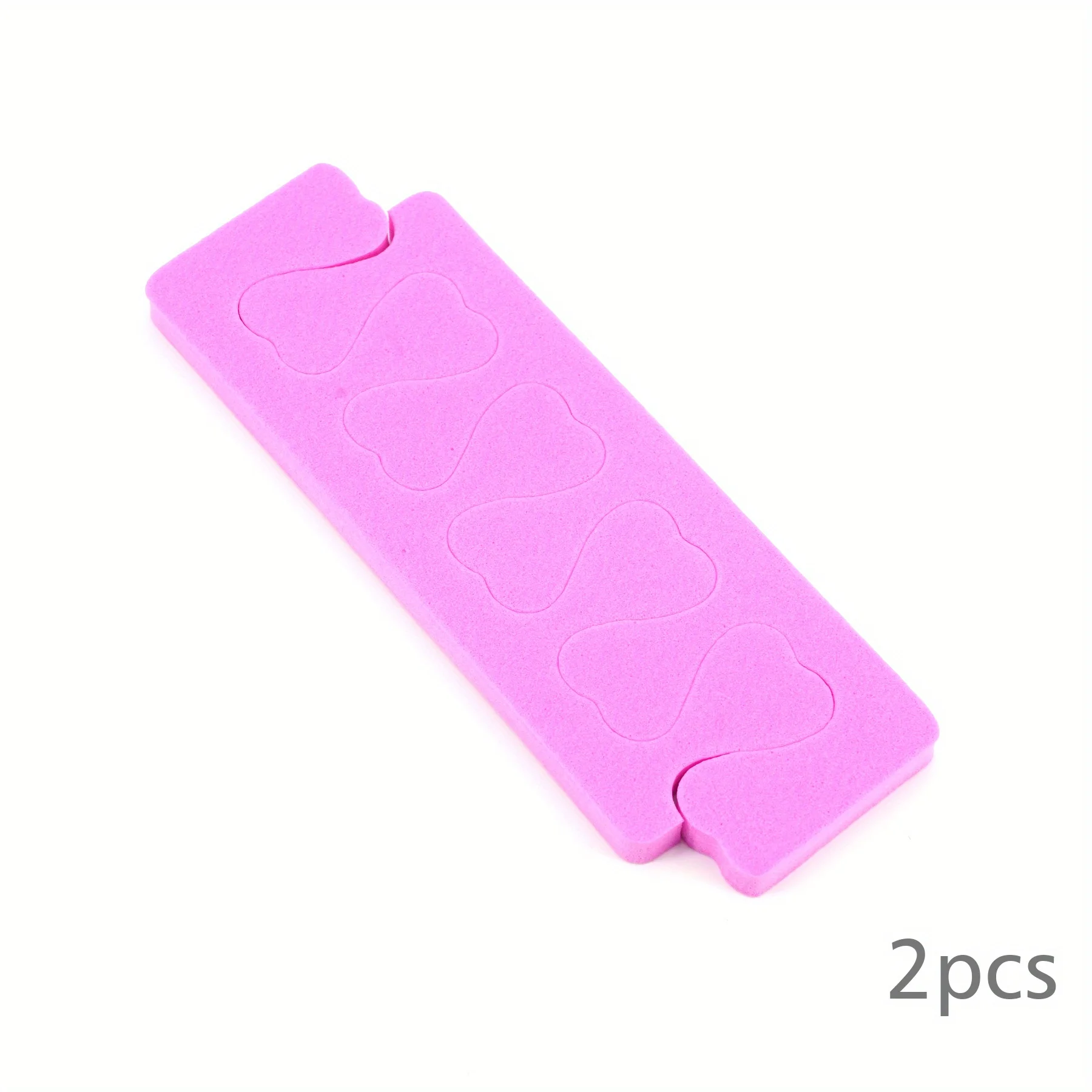 2/10/20/50/100PCS Roze Nail Art Tenen Afscheiders Vingers Bezinksel spons Zachte Gel UV Gereedschap Polish Manicure Pedicure