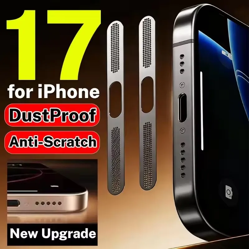 For IPhone 17Pro Metal Speaker Mesh Anti Dust Adhesive Dustproof Net for IPhone 17 Air 17 ProMax Earpiece Speaker Hole Protector