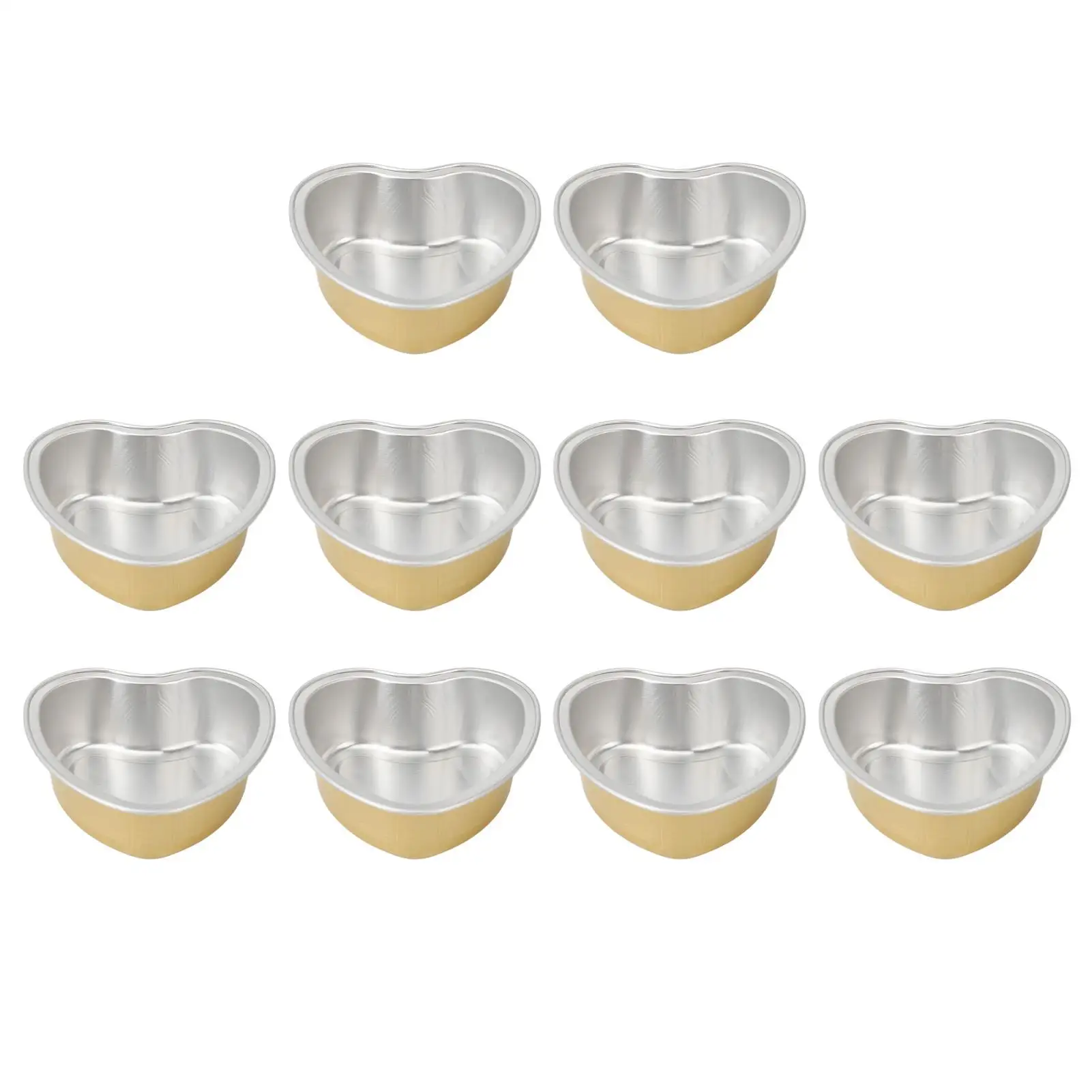 

Большая многоразовая алюминиевая чаша для плавления воска, термостойкая золотая чаша для удаления волос, портативный аксессуар для вощения