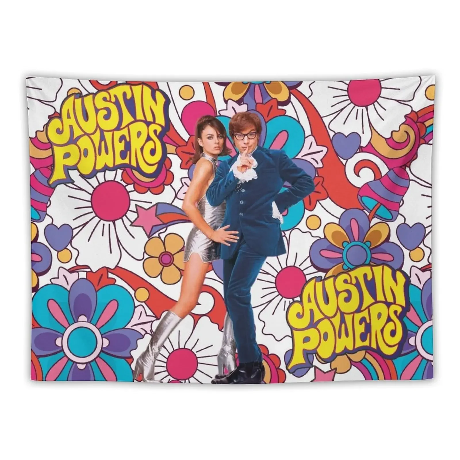 

Austin Powers, International Man of Mystery Tapestry Carpet On The Wall Wall Mural Wall Decor Tapestry