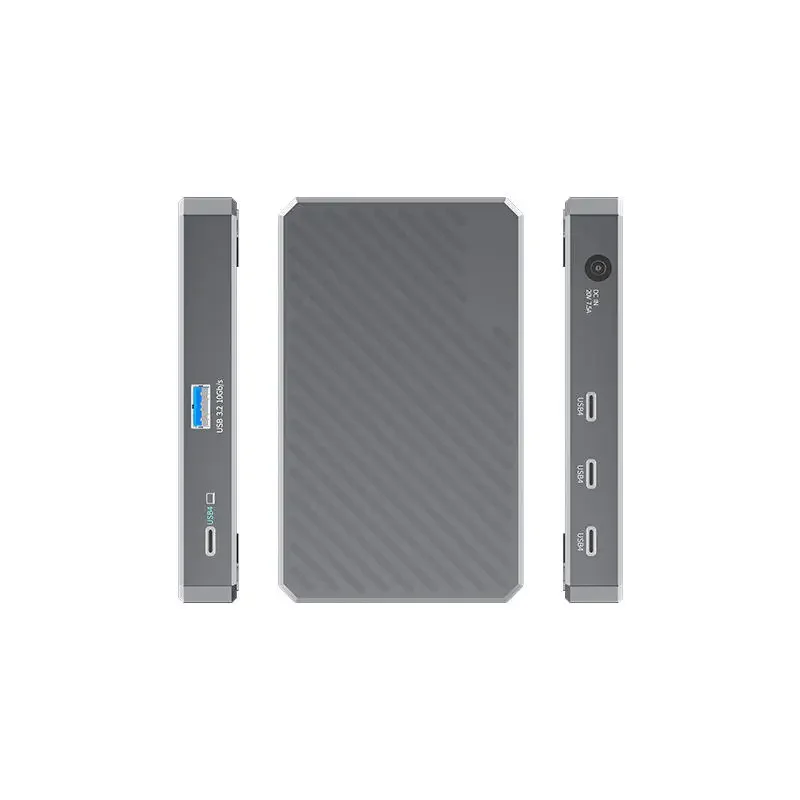 40Gbps USB 4.0 HUB الشركة المصنعة فائقة السرعة USB C Hub TB4 محطة إرساء لأجهزة الكمبيوتر المحمول USB 3.0 Hub 6 منافذ