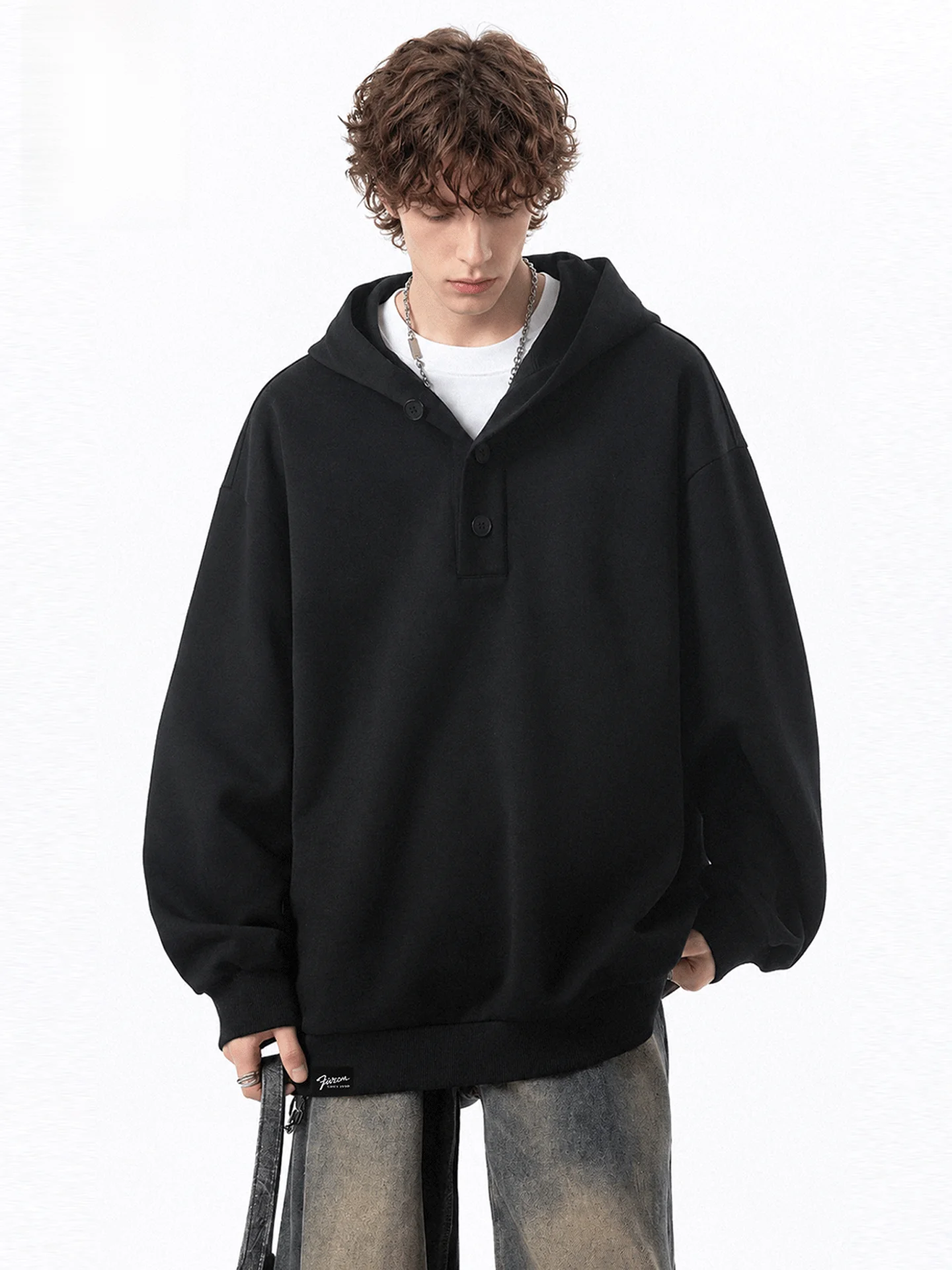 Moletom Casual Unissex para Outono e Inverno, Ajuste Solto, Estilo Esportivo, Conjunto para Casais, Mistura de Poliéster e Al...