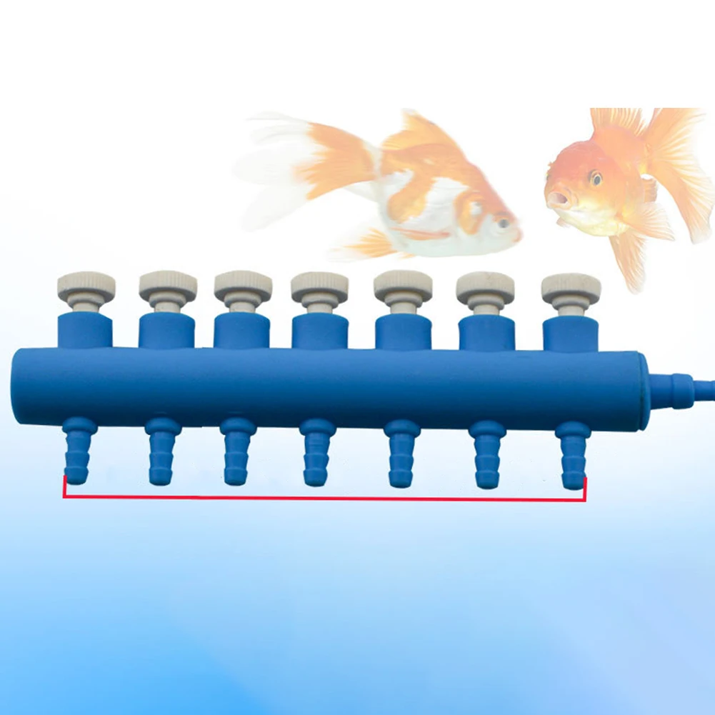 Aquarium Air Pump Hose Splitter Air Distributor Adjustable Tracheal Shunt Single Hole Oxygen Booster Pump Adapter Accessories