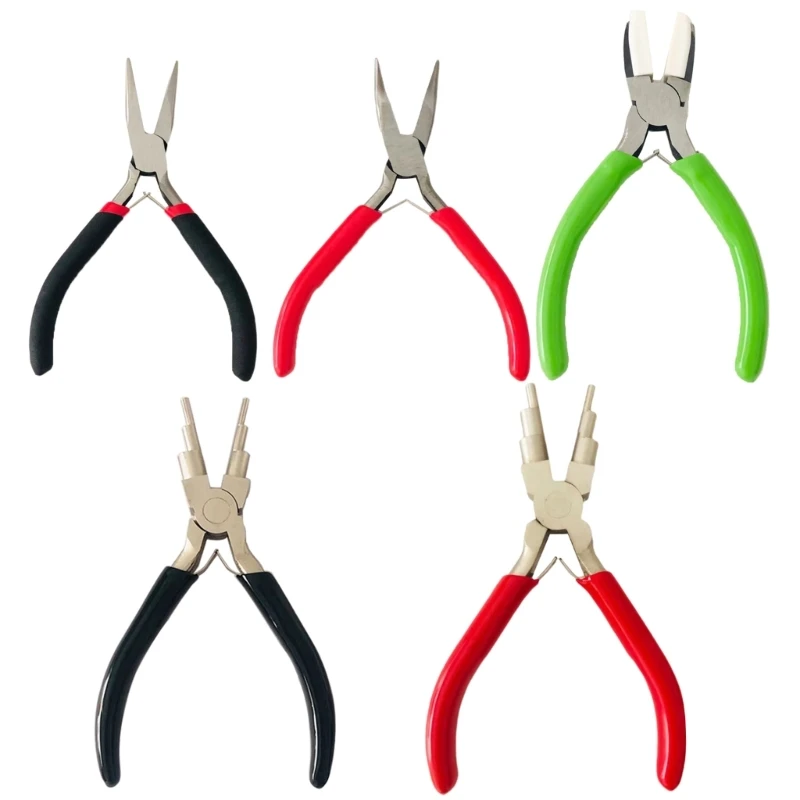 

Bent Nose Pliers for Wire Wrapping Beading Grasp Small Components Jewelry Tools 97QE