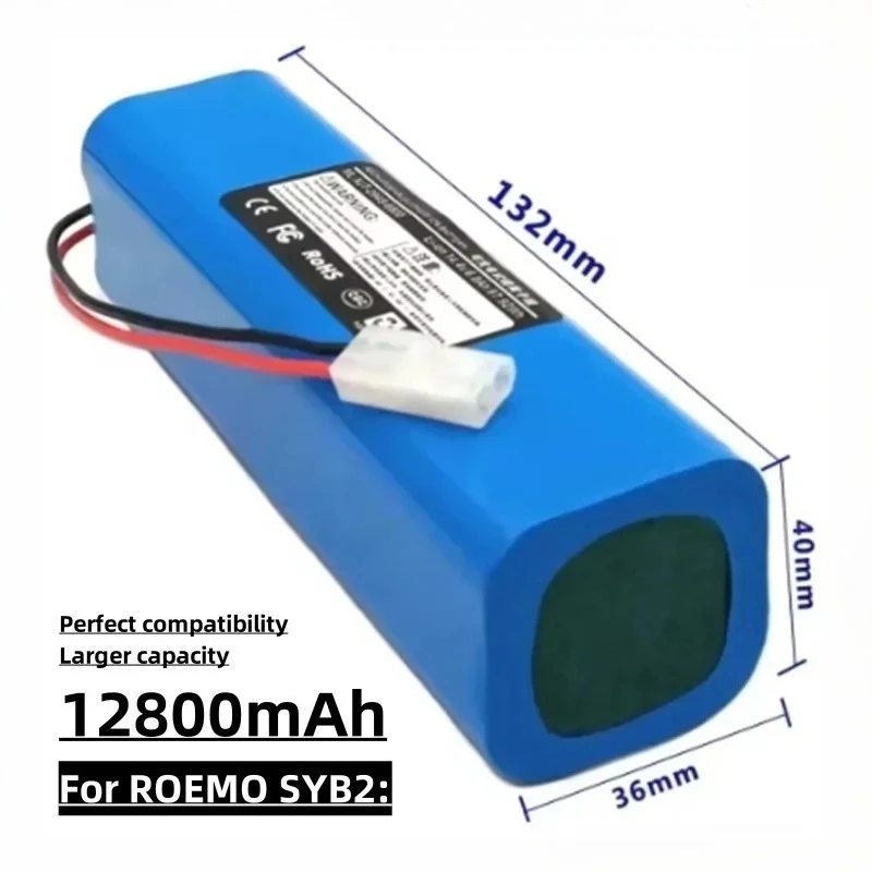 Oplaadbare Li-ion Batterij voor Xiaomi Lydsto R1 Viomi S9 Roidmi Eve Plus neabot Q11 ROEMO SYB2 Robot Stofzuiger Batterij