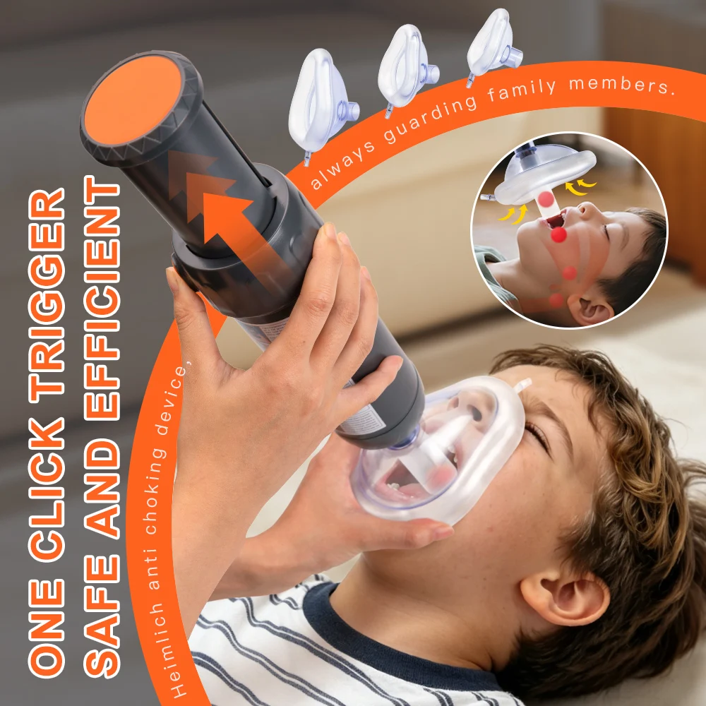 

Suction Rescue Device Automatic Anti Choking Heimlich First Aid Life Saving Tool Emergency Anti Asphyxia Rescue for Adults Kids