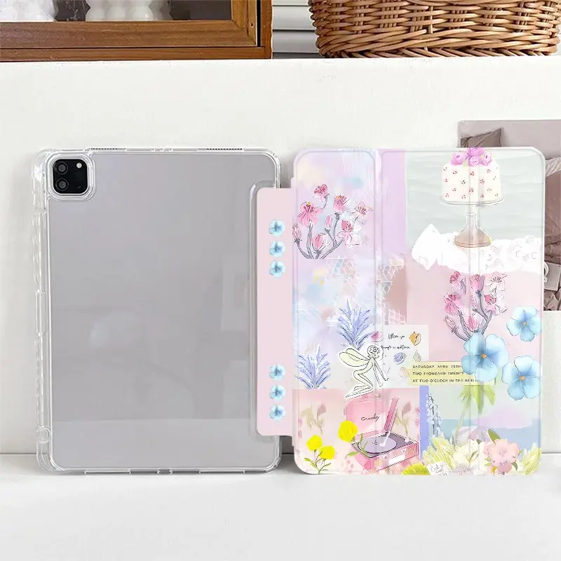 Anti-Scratch Tri-fold TPU Case for Redmi Pad SE 11 inch Xiaomi Pad 5/5Pro 6/6Pro 11 inch Xiaomi Pad 7/7Pro 8/8Pro 11.2 inch