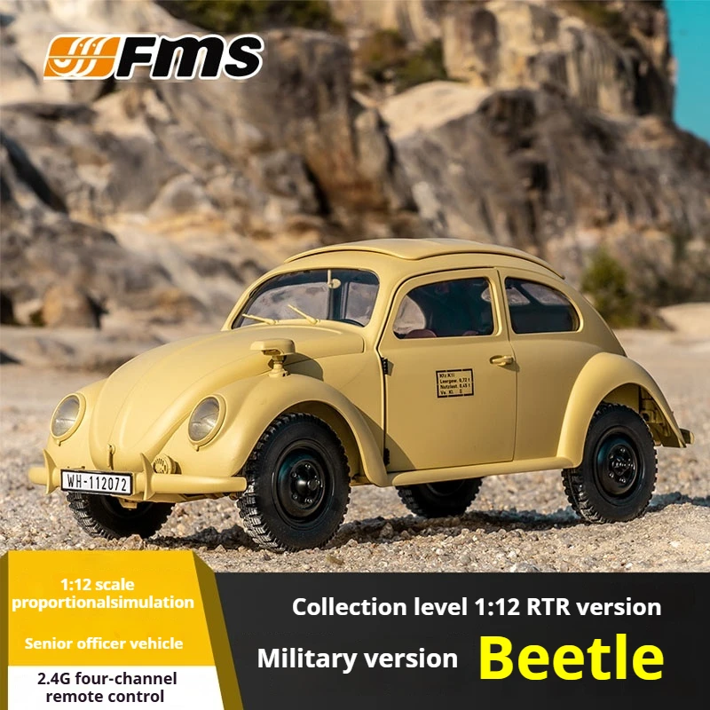 

Fms1:12 Proportional Simulation Beetle 2.4g Remote Control Classic Four-Wheel Drive Transmission Professional Rc Car Model