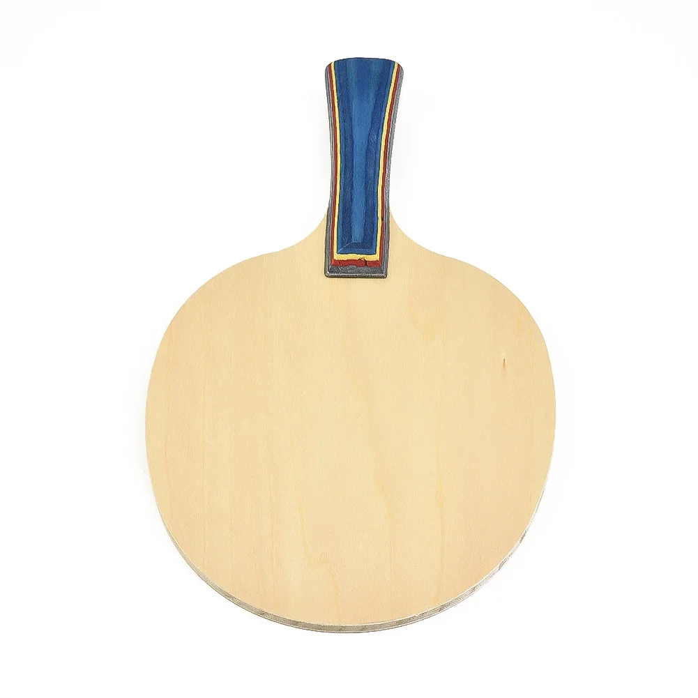 

Table Tennis Racket Bottom Plate 5 Ply Wood Blade Paddle Short Handle Pen-hold Shockproof Blade Paddle Table Tennis Racket
