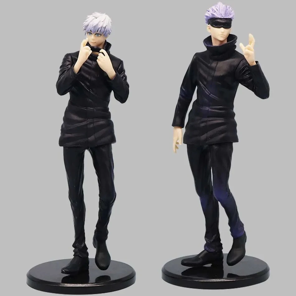 19cm Jujutsu Kaisen Anime-Figur Gojo Satoru Anime-Statue PVC-Actionfigur Sammlermodell Spielzeug Kinderdekoration Puppe
