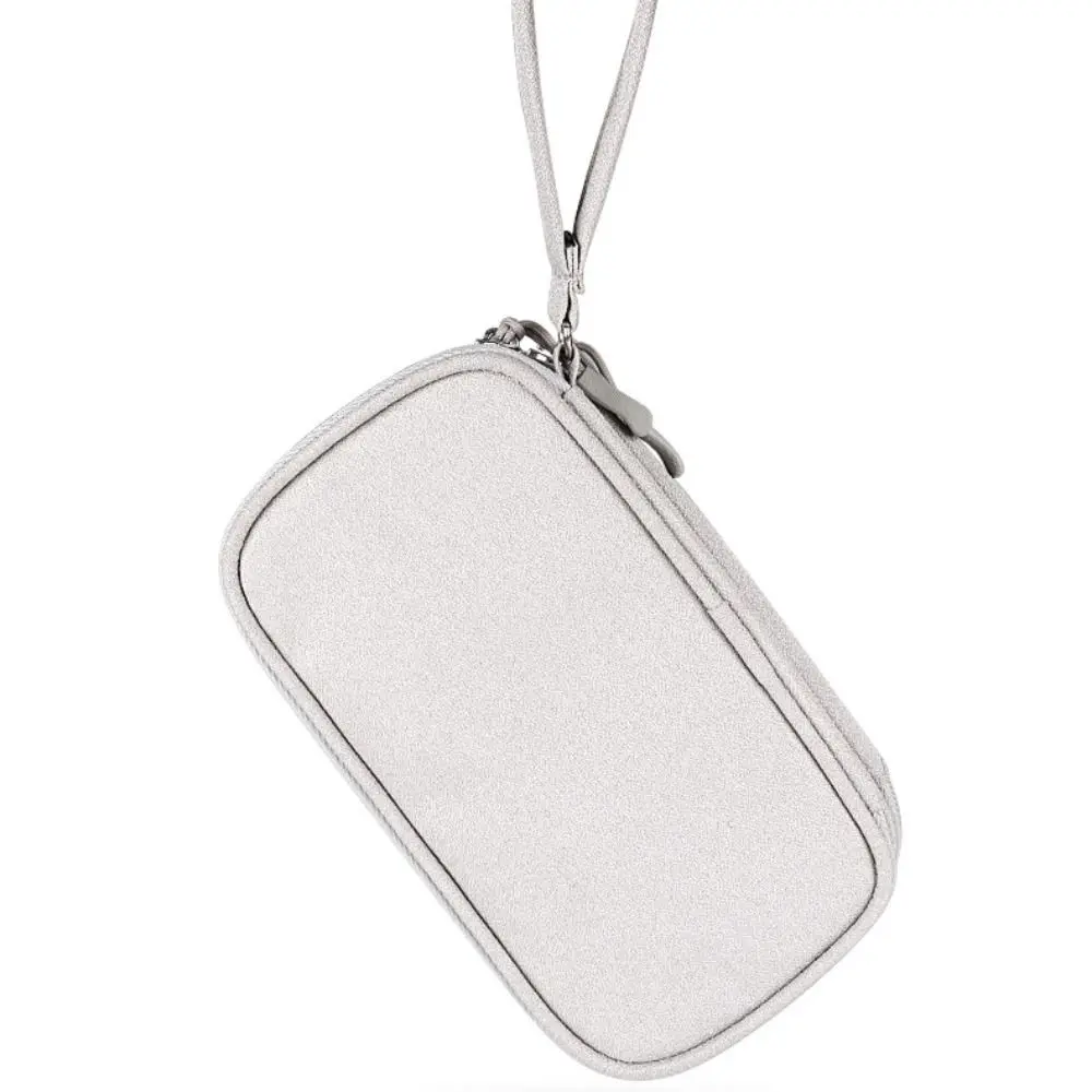 Travel Double Layer Digital Storage Pouch Portable Waterproof Data Cable Storage Bag Charging Bank Headphone Hard Disk Organizer