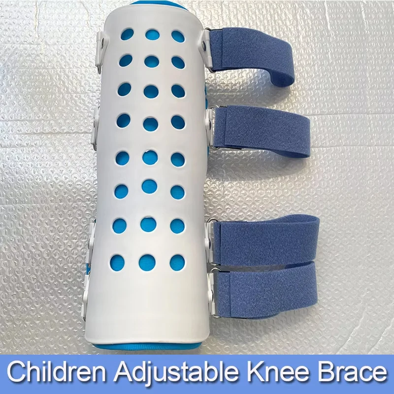 1Pcs Adjustable Children Knee Joint Fixation Support Bracket-Medical Leg Recovery Brace-Meniscus Injury/Sprain Knee Support