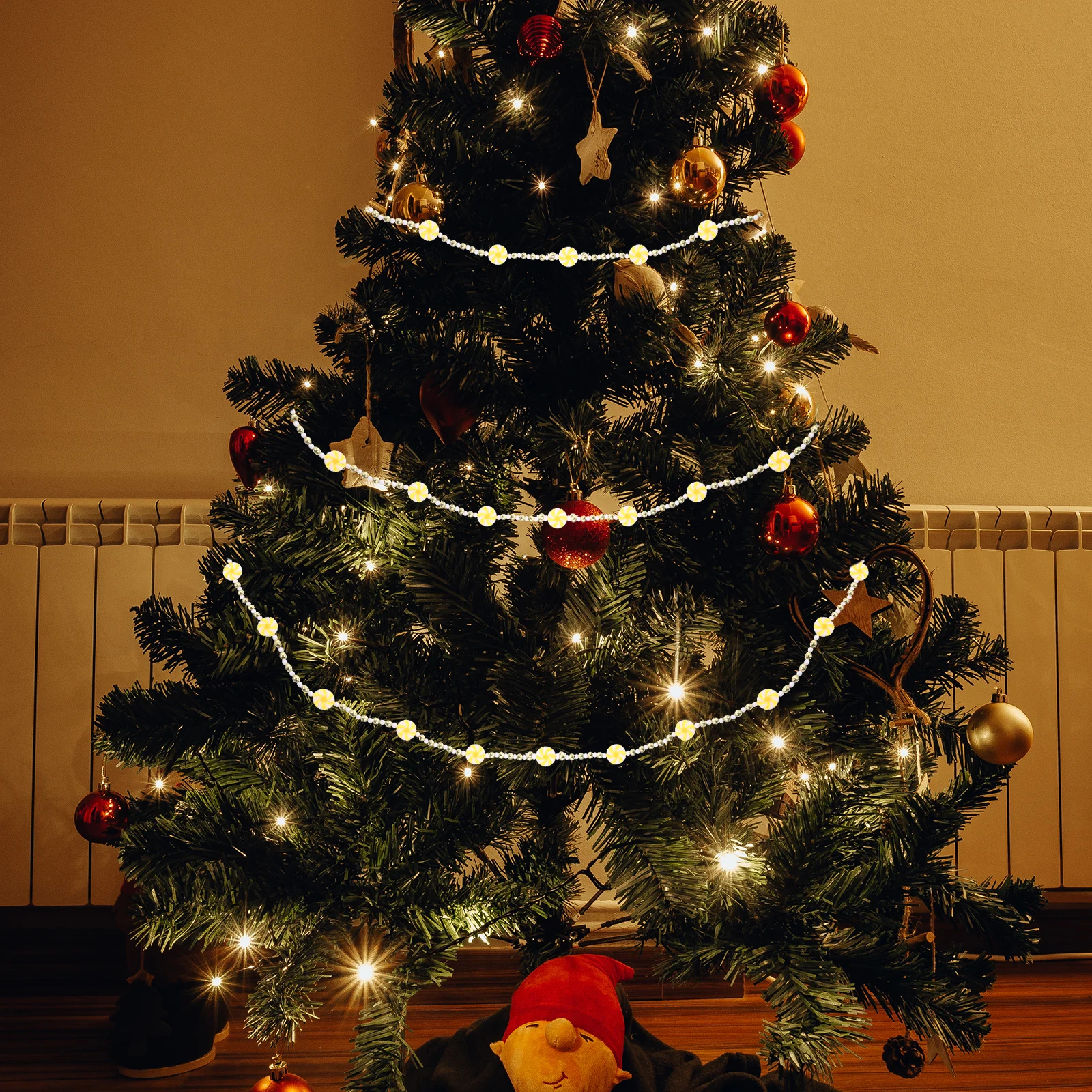 

Christmas Candy Pendant Decor Xmas Decoration Giant Ornaments Bunting Hanging Decorations Tree Decors