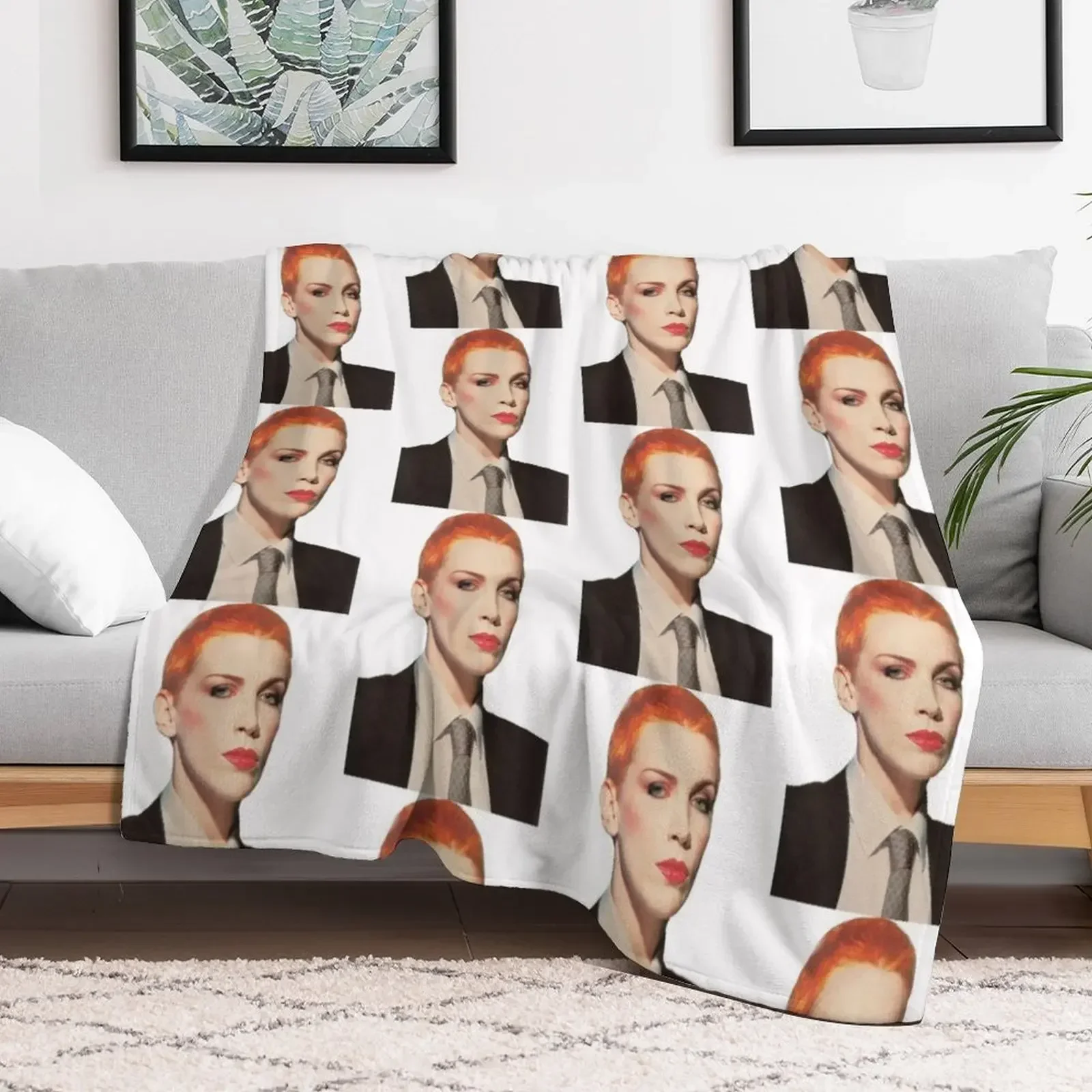 Annie Lennox Eurythmics Sweet Dreams Throw Blanket Flannels Blankets For Sofas Retros Travel Blankets