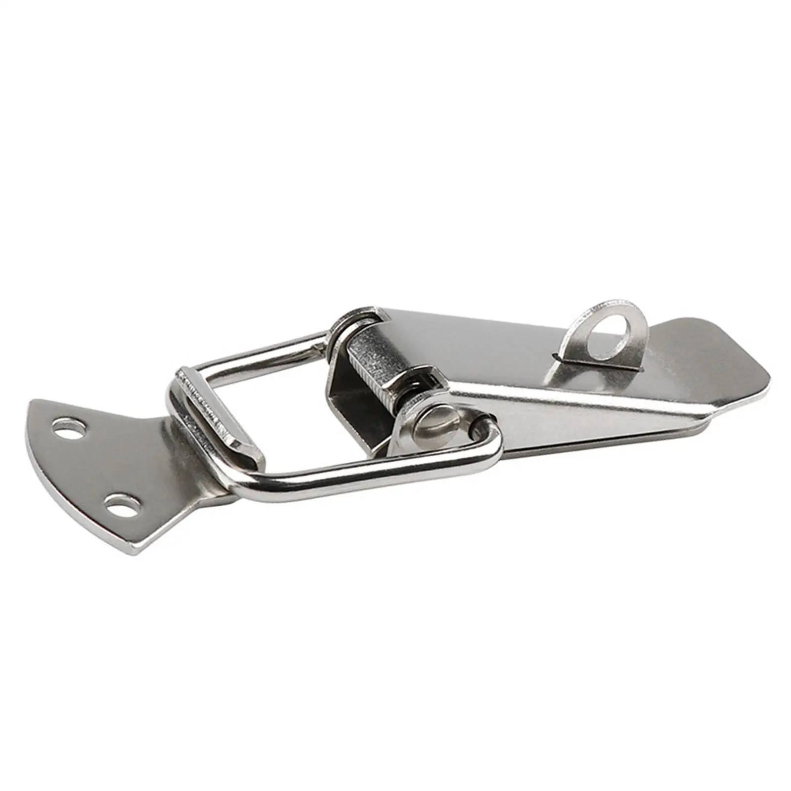 4 Pieces Spring Toggle Latch Stainless Steel Sturdy Mini Spring Locking Latch
