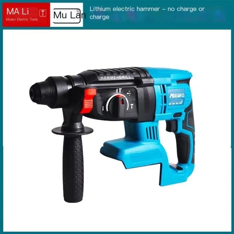 Stainless 18V Cordless Electric Rotary Hammer Rechargeable Impact Drill Perforator Power Punch Tools For Makita No Battery