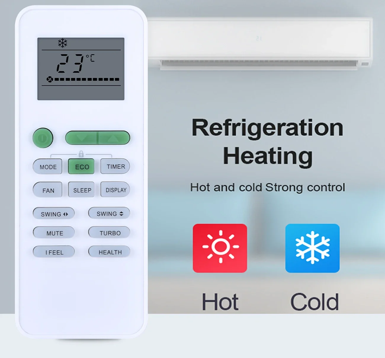 Remote AC GYKQ-52 Asli Baru untuk Remote Control AC TCL A/C Fernbedienung
