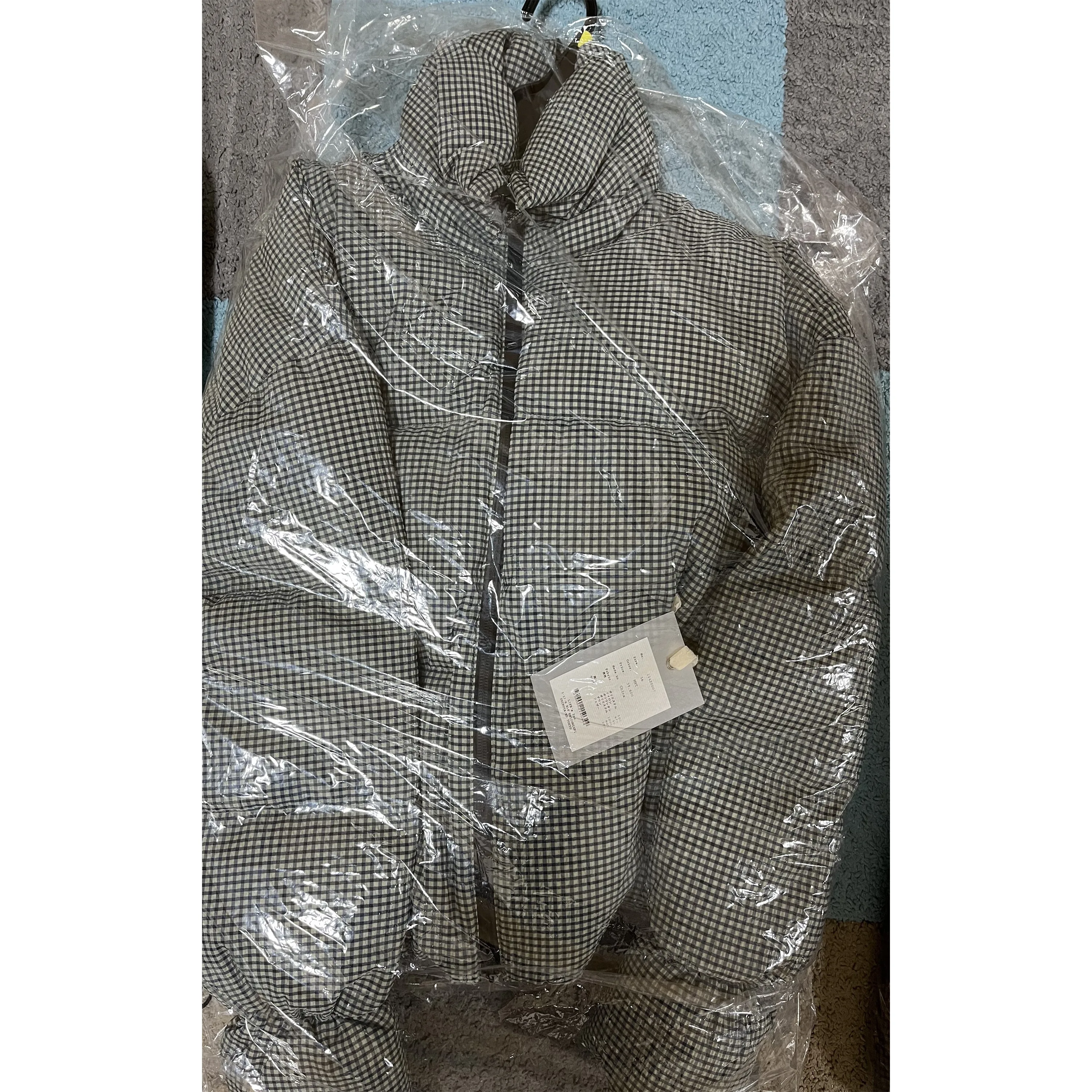 دافئ ريترو عادية ort عالية الياقة الصغيرة مربع معرف تصميم أسفل Jaet TODAYFUL العلامة التجارية Thiened طويلة Sve سستة إغلاق #3