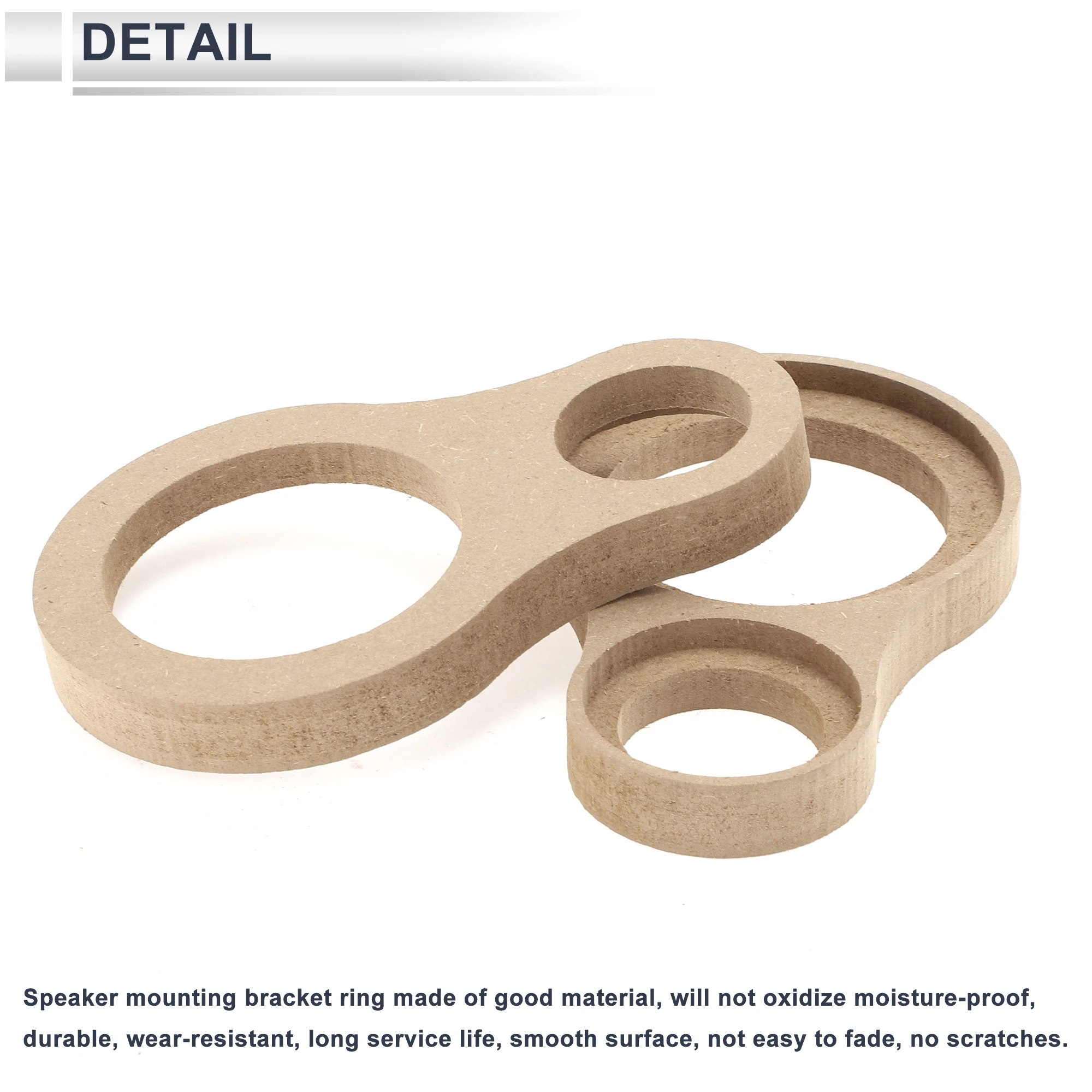 UXCELL Speaker Spacer Ring Adator Dual Rings for 1\