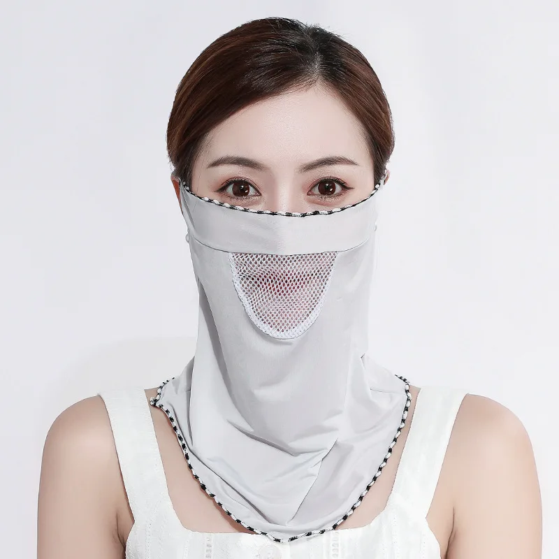 

Cycling Outdoor Dew Nose Neck Protection Ice Silk Sun Protection Neck Mask Mouth Mask Scarf Face Cover