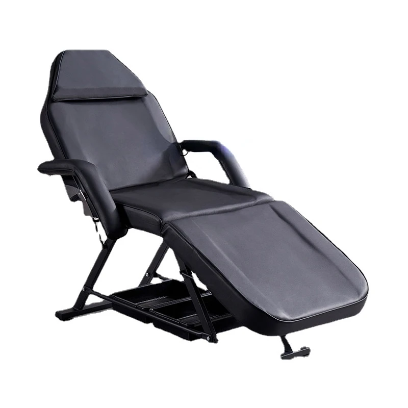 

ZC Tattoo Bed Multifunctional Recliner Chair Tattoo Embroidery Facial Bed Folding Eyebrow Tattoo Special Chair