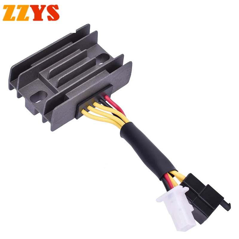 Motorcycle Voltage Regulator Rectifier Charger with Plug For Suzuki GN125 GN 125 High-power Regulated Charging Silicon Rectifier