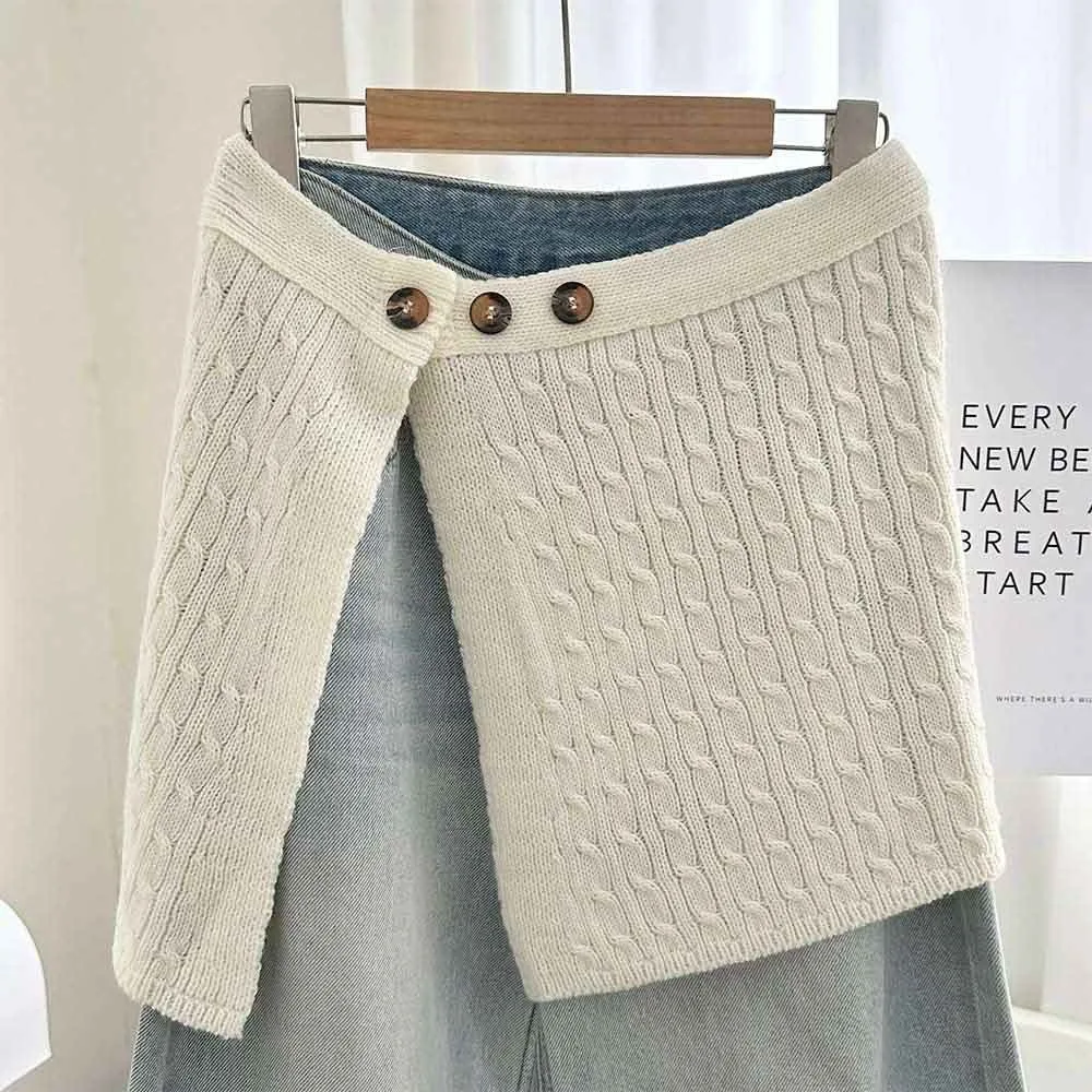 

New Y2K Streetwear Mini Skirt Harajuku High Waist Butt Curtain Apron Butt Curtain Autumn Winter