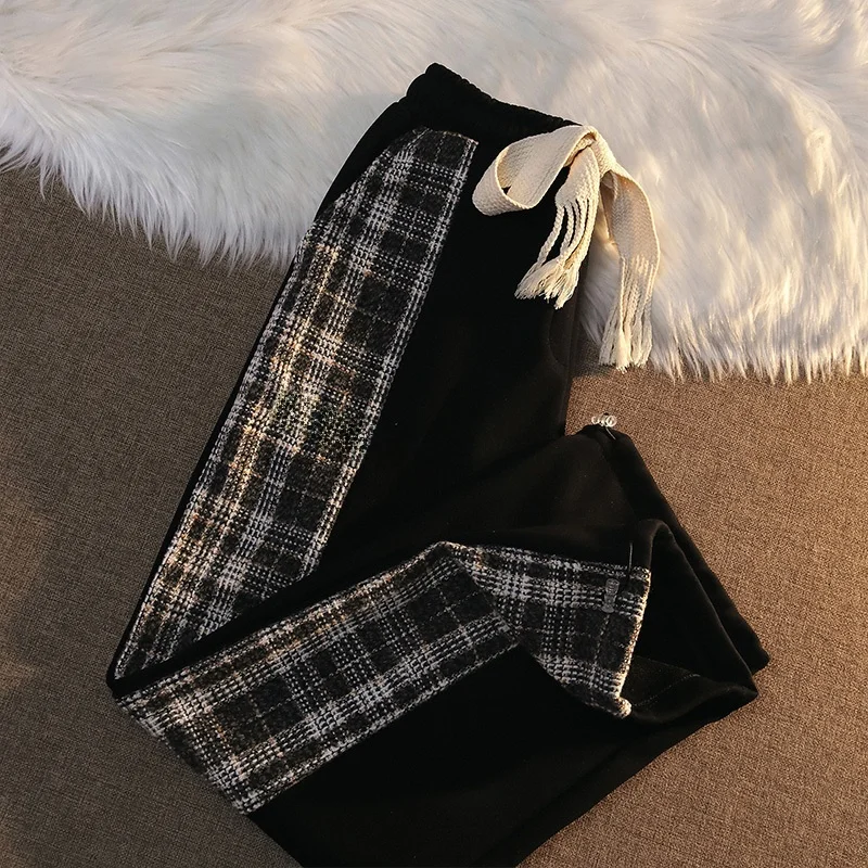 

Мужские спортивные брюки большого размера 300 Pou в ретро-стиле, повседневные, модные, трендовые, прямого кроя, для осеннего сезона