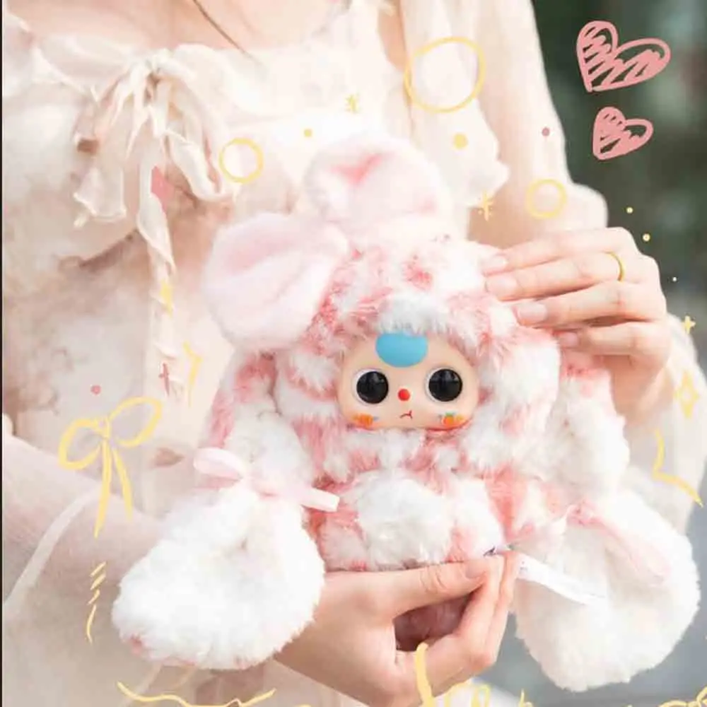 

New Genuine Beautiful Baby Three Little Rabbit Return Series Plush Blind Box Handmade Cute Bag Decorative Pendant