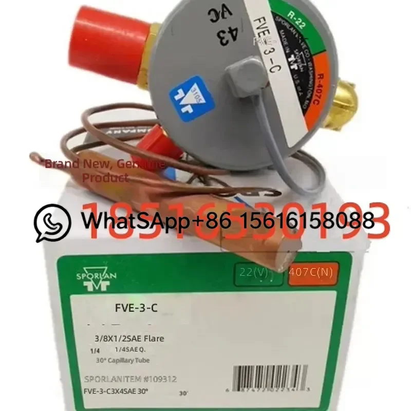 R22 Air Conditioner Cold Storage External Balance Valve FVE-3-C FVE-5-C FVE-10-C FVE-15C Refrigeration Parts Thermal