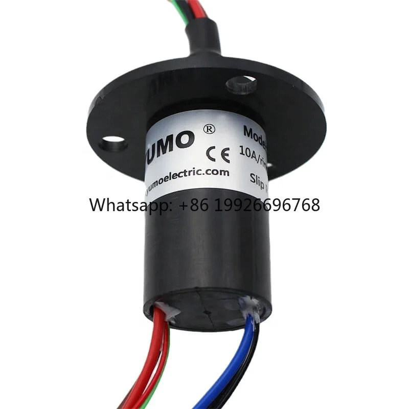 Hot Sales SNM022A-0410-03S Slip Ring With Flange Miniature Connector Ring