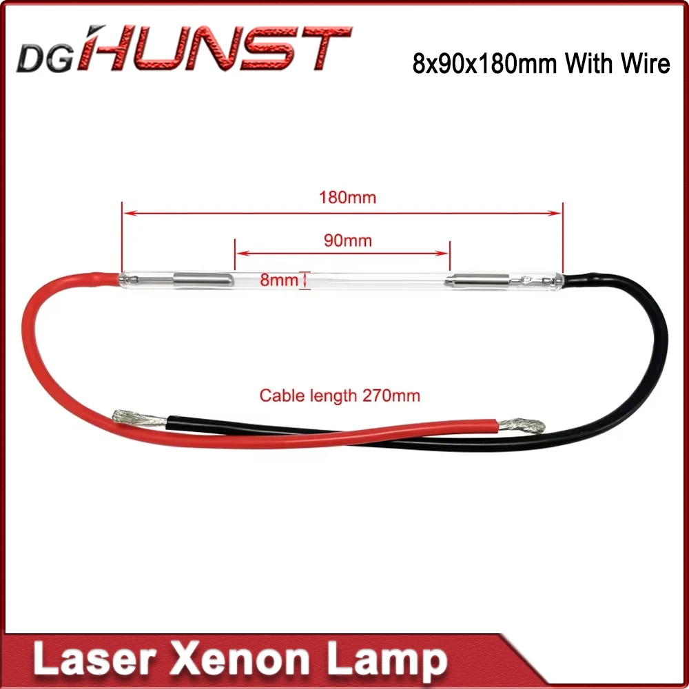 DGHUNST Laser Welding Machine Beauty Instrument Xenon Lamp 8x90x180mm Hair Removal IPL Photorejuvenation Accessories