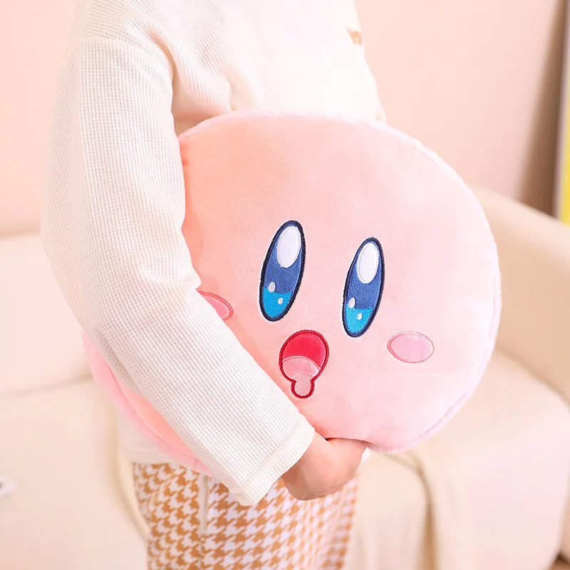 42cm Anime Kirby Kawaii peluche cuscino morbido e confortevole divano cuscino da tavolo bambini divertenti animali di peluche decorazione della