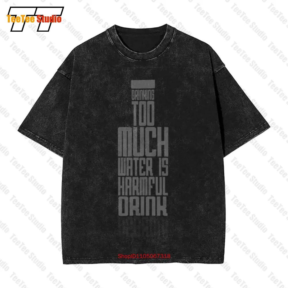 Beber demasiado el agua es una bebida nociva Negroni Vintage camiseta extragrande NI1E
