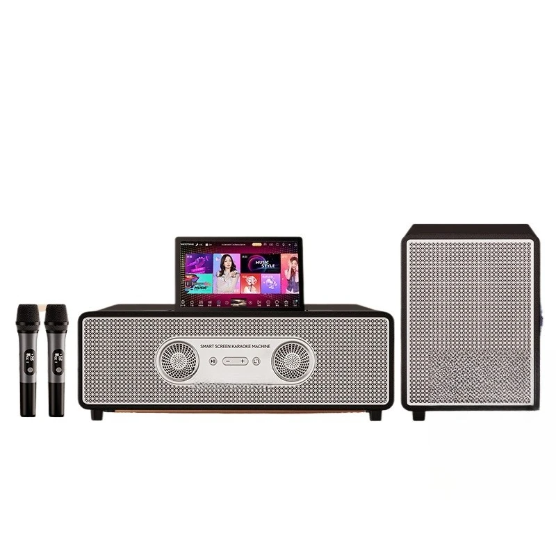 Home KTV Set Living Room Whispering Wall TV Audio Home Singing Karaoke Cinema Subwoofer Speakers