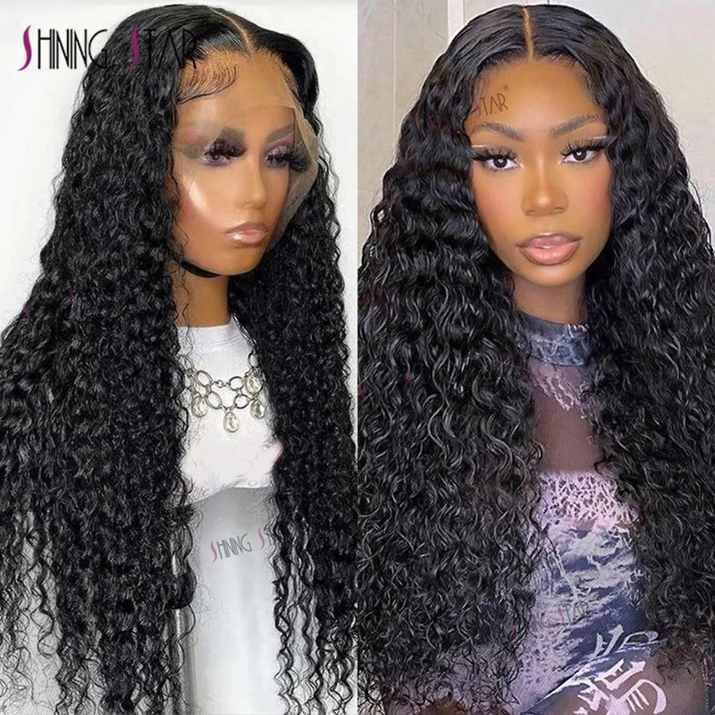 24 34 Inch 13X4 13X6 Hd Body Wave Lace Front Wig Pre Plucked Water Wave Lace Frontal Wig 100% Human Hair Wigs For Black Women