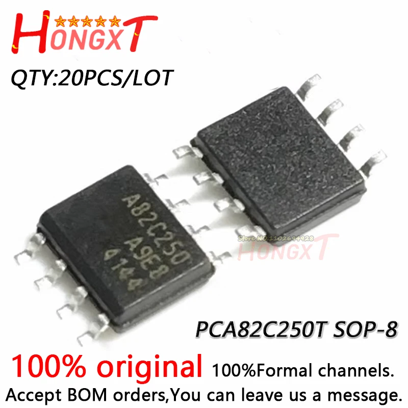 

20 шт. 100% новый PCA82C250T PCA82C250 A82C250 SOP-8. Чипсет