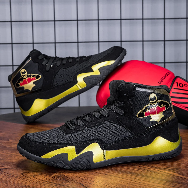 

Professional Men's Wrestling Shoes Comfortable and Versatile Unisex Wrestling Shoes, Boxing Shoes, Sports Shoes