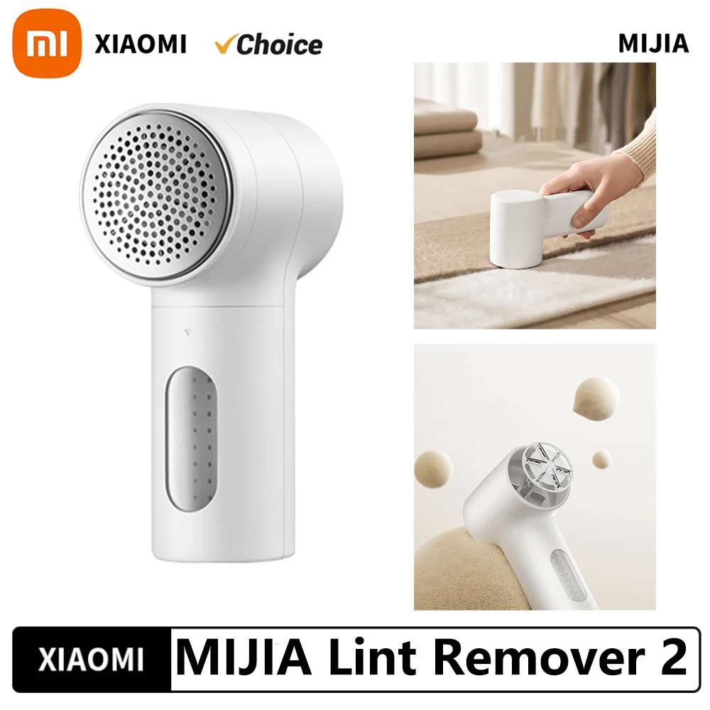 

Original 2025 New XIAOMI MIJIA Lint Remover 2 Rechargable Cloth Fabric Shaver Fluff Pellet Remove Machine for Clothes Sweater