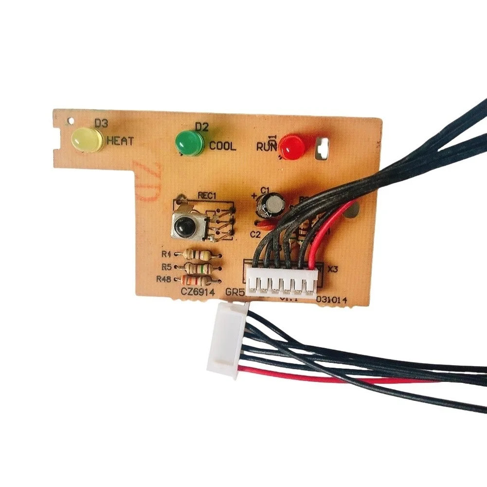 Air Conditioner Remote Control Receiver Board GR5N-2C 6 Wire 27cm For Ton 1.5P Wall Mounted AC Unit Replacement Part